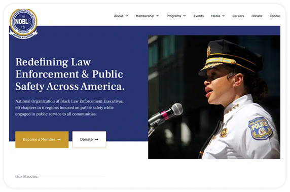 Picture → NOBLE Website Screenshot